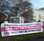 Salford University One Day Strike